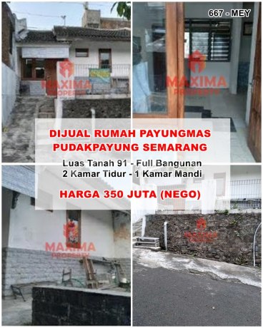 Rumah Butuh Minim Renovasi Lokasi Pudak Payung, Semarang