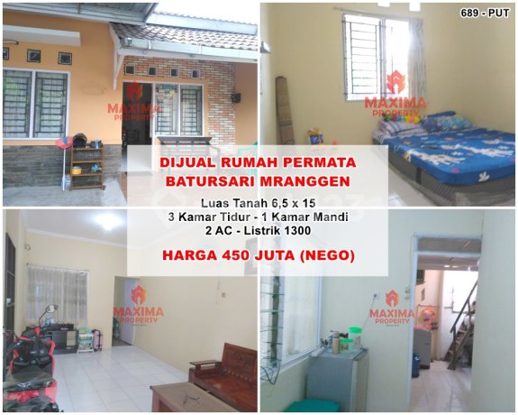 Rumah Siap Pakai Permata Batursari Plamongan Indah