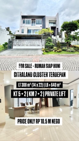 Rumah North Emerald Mansion Citraland KPR Murah