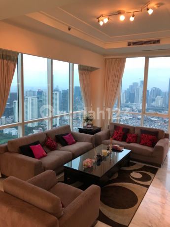 For Rent Apartment Penthouse The Peak Sudirman 4BR Furnished