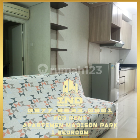 Disewakan Apartemen Madison Park 1 Bedroom Furnish Nego Sampai Deal @centralpark