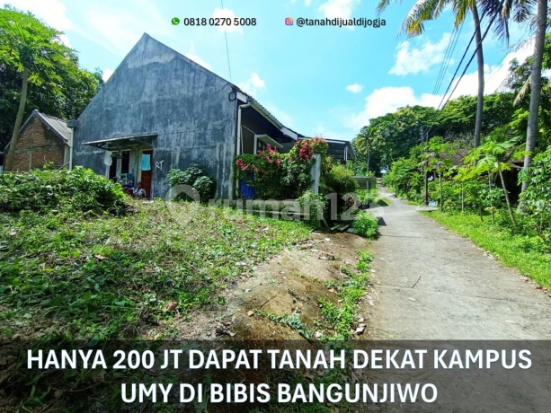 Tanah Dijual dekat Kampus UMY di Bibis Bangunjiwo Siap Bangun Tanah Dijual dekat Kampus UMY di Bibis Bangunjiwo Siap Bangun