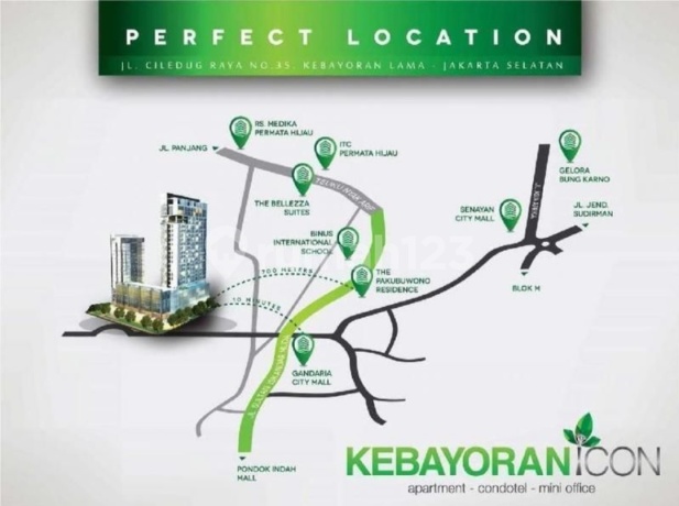 Dijual Apartemen Kebayoran Icon Penthouse