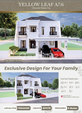 Rumah Mewah Modern Citraland Tallasa City Makassar Promo Free Biaya