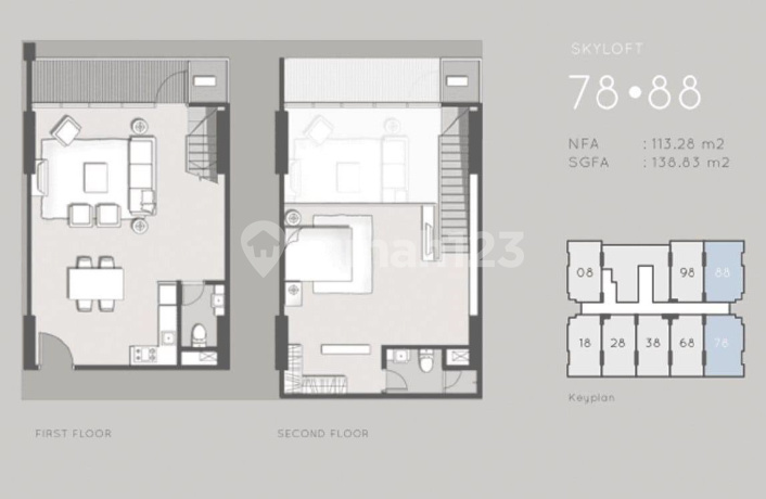 Soho Skyloft Ciputra World Surabaya Lantai 12 Kosongan Soho Skyloft Ciputra World Surabaya Lantai 12 Kosongan