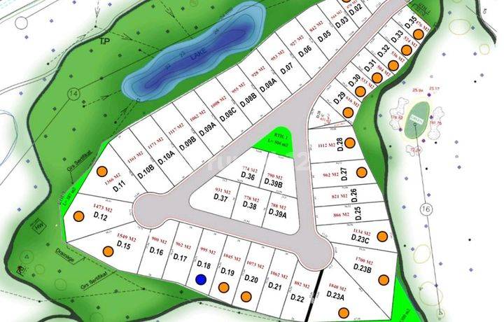Dijual Tanah Golf View Bukit Darmo Golf