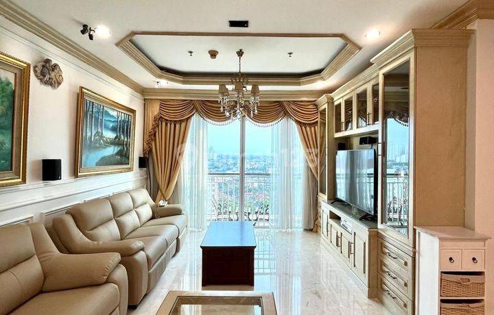 Apartment Grand Permata Hijau Simprug Dekat Senayan Kebayoran Luas 147m 3br Furnish High End Medium Zone, Siap Huni Strata Title