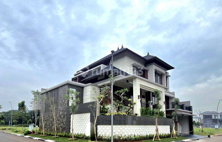 RUMAH HOEK BARU DESIGN TROPICAL DI DHARMAWANGSA BINTARO
