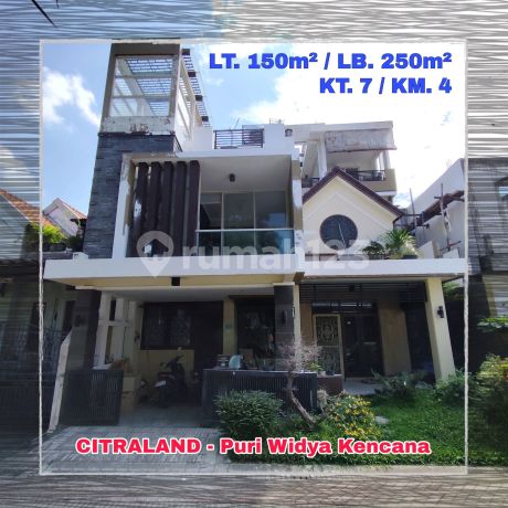 Jual Rumah Citraland Puri Widya Kencana Siap Huni Cocok U/ Kantor