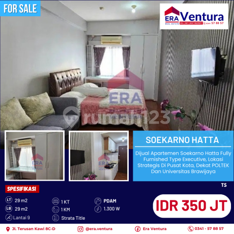 Apartemen Soekarno Hatta Fully Furnished Type Executive,