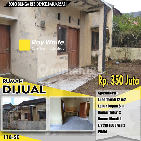 Di Jual Rumah di Solo Bunga Residence, Banjarsari