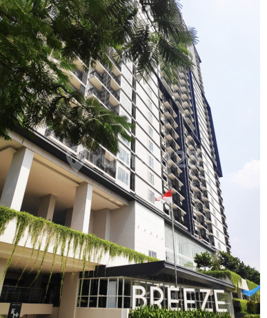 Bagus, Full Furnished, Type Studio, Lantai Tinggi di Apartemen Breeze Bintaro