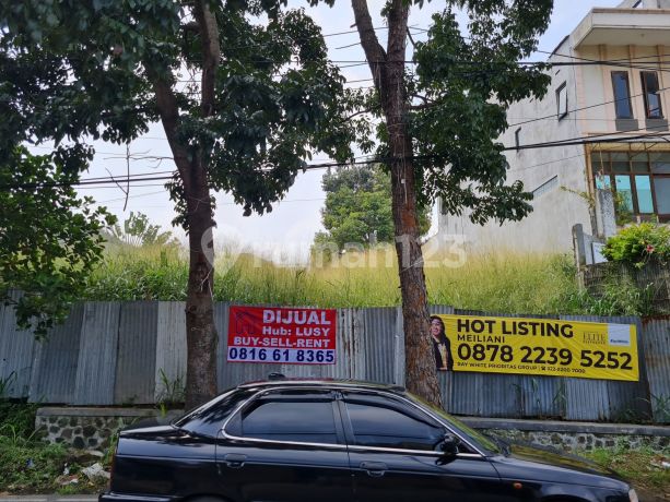 Tanah mainroad Sukahaji, Sutami. Lebar 17 m. 