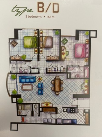 Dijual Bumimas Apartment 3 BR (Bisa Sewa)