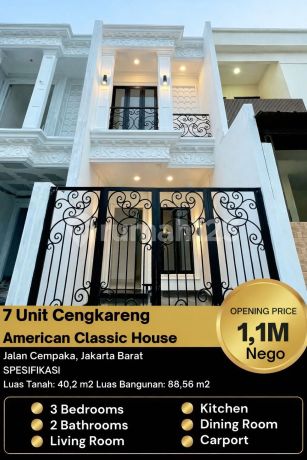 New 2-Story House in Cengkareng, Only 7 Units, Negotiable New 2-Story House in Cengkareng, Only 7 Units, Negotiable