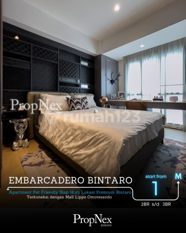 Apartemen Embarcadero Bintaro 2 BR Unfurnished Baru