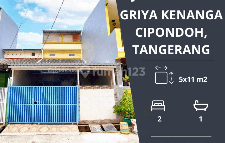 DIJUAL : Rumah di Griya Kenanga, Jl. Kenanga 3, Cipondoh, Tangerang