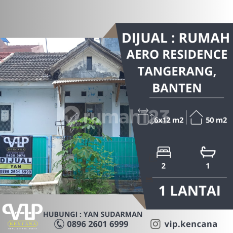 For Sale 1-Story House in Aeroland Residence, Tangerang