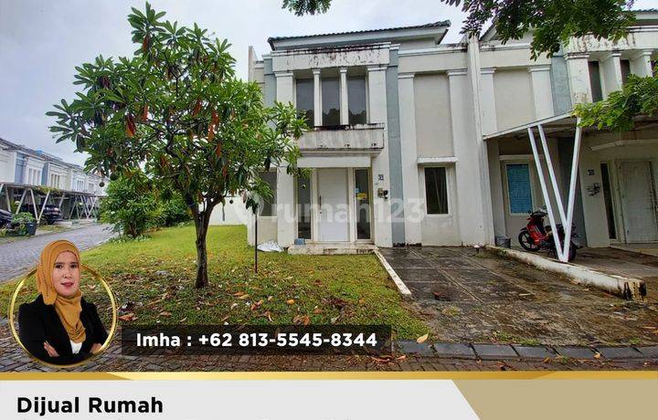 Rumah samping kolam renang blossom tanjung bunga dekat mall trans
