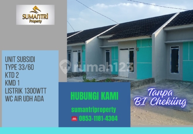 Rumah Bersubsidi Tanpa Bi Cheking KPR Mandiri Bekasi Rumah Bagus HGB di Pintu Masuk, Srimahi Residence, Jl. Raya Srimahi, Srimahi, Tambun Utara, Bekasi, Jawa Barat, Indonesia, 17510, Bekasi