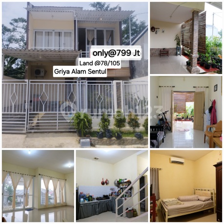 Rumah Murah 2 Lantai Griya Alam Sentul City Bogor