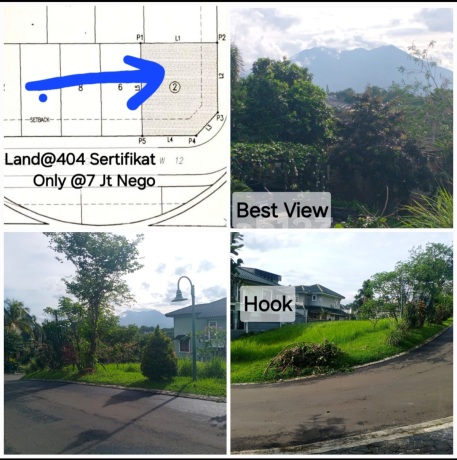 Kavling Hook Best View Sertifikat Sentul City Bogor Kavling Hook Best View Sertifikat Sentul City Bogor