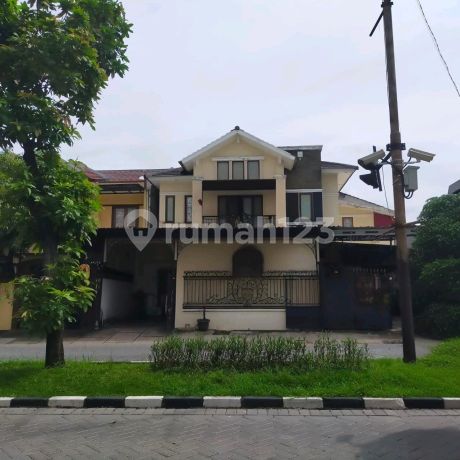 Metro Permata 1. Two-Story Corner House on Beautiful Boulevard with Toll Access Karang Tengah Km 11