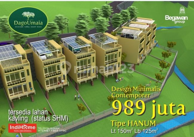 Rumah baru nuansa alam di dago umaia bandung utara