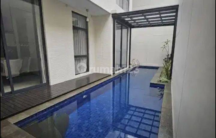 Rumah Mewah Furnished Ada Kolam Renang Di Nava Park BSD, Dekat Aeon Mal Dan Tol