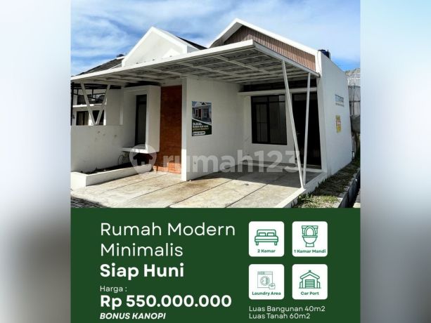 Rumah Siap Huni Tinggal 1 Dalam Perumahan Nuansa Villa di Paronpong Lembang Cihanjuang