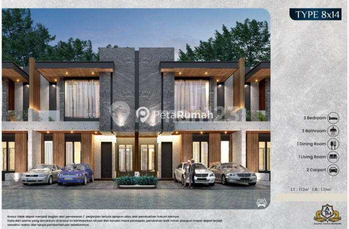 Villa Jalan Pendidikan Komplek Cemara Park Palace | Daerah Tanjung Mulia Hilir