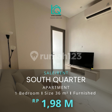 Disewakan/Dijual Apartemen South Quarter