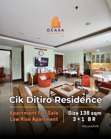 Apartemen Murah Lokasi Strategis Cik Ditiro Residence di Menteng
