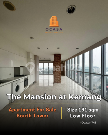 Apartment The Mansion At Kemang, South Tower, Size 191 sqm Apartment The Mansion At Kemang, South Tower, Size 191 sqm