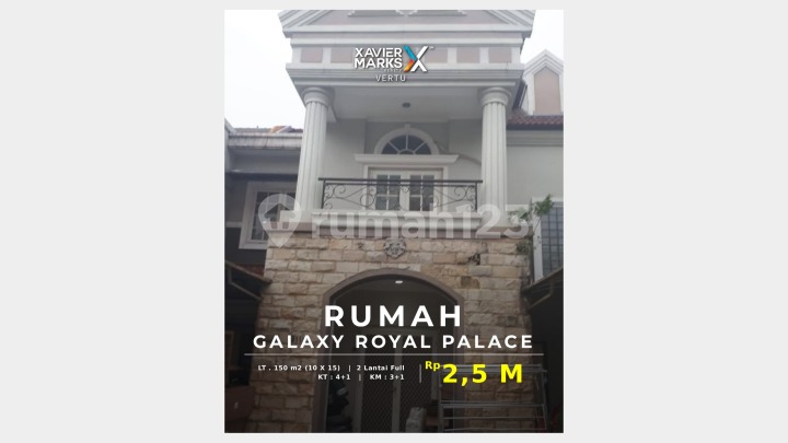 Dijual Rumah Bagus & Strategis, Dkt Unair di Galaxy Royal Palace Dijual Rumah Bagus & Strategis, Dkt Unair di Galaxy Royal Palace