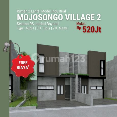 Rumah Industrial Mojosongo Boyolali Bisa Cash Bertahap
