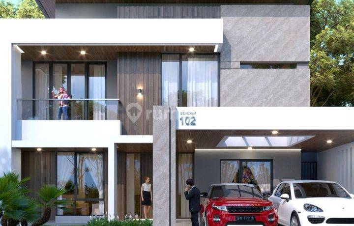 Dijual !! Rumah 2 Lantai Beverly Avenue Hadap Sea View Siap Huni Batam Center Dekat Pelabuhan Dan Mall