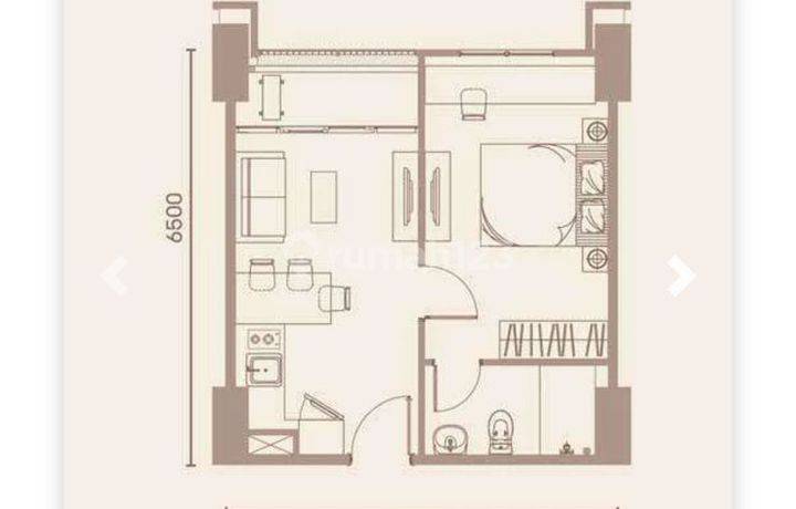 Apartemen Strategis Dekat Tmii View Kolam Kondiri Baru 1 Br ..Sakura Garden City