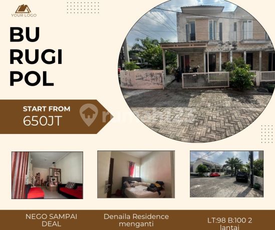 1918. House for Sale De Naila Residence Menganti Gresik 1918. House for Sale De Naila Residence Menganti Gresik