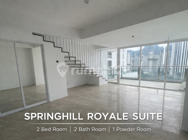 Springhill Royale Suites Dijual Brand New Unit Ultimate Type