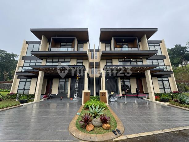 For Sale New 3-Storey Luxury House Modern Tropical Direct Golf View Strategic Location in Bogor