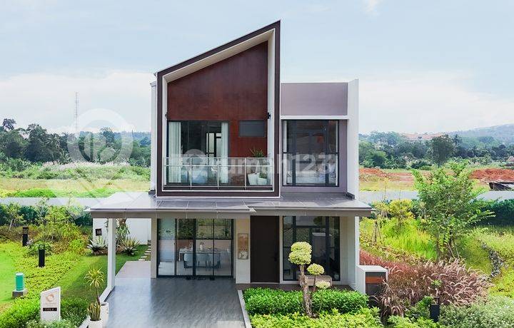 Rumah Mewah Tepi Sungai Pemandangan Sejuk Di Sentul Bogor