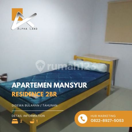 Disewa Bulanan Apartemen Mansyur Residence 2Bedroom