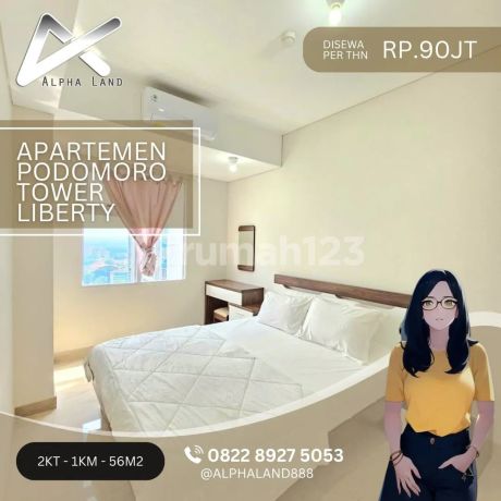 Disewa Apartemen Podomoro Tower Liberty Lantai 16