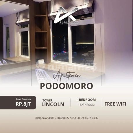 Disewa Apartemen Podomoro Medan Type Studio