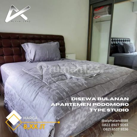 For Rent Podomoro Medan Studio Type Apartment