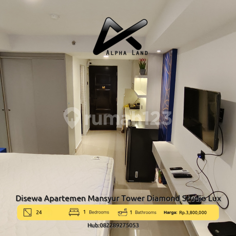 Disewa Unit Apartemen Mansyur Residence Tower Diamond Type Studio Disewa Unit Apartemen Mansyur Residence Tower Diamond Type Studio