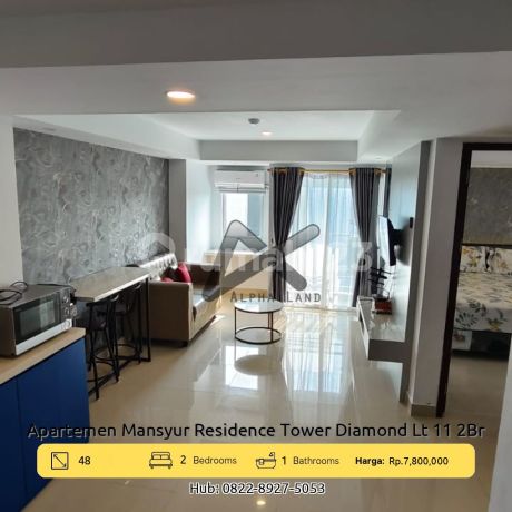 Mansyur Residence Diamond Tower 11th Floor 2 Bedroom Apartment