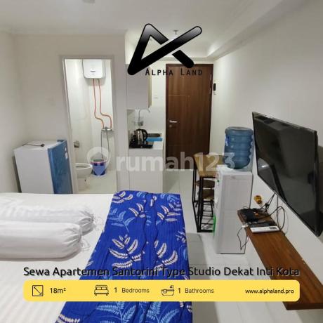 Sewa Apartmen Sentraland Tower Santorini