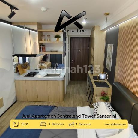 Jual Apartmen Sentraland Tower Santorini Type Studio